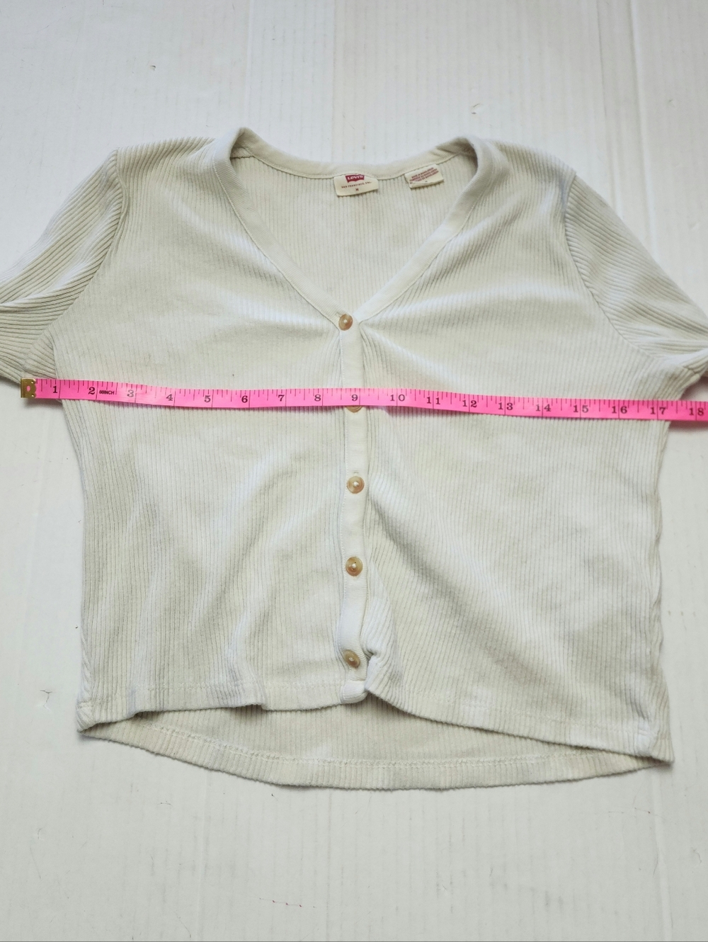 LEVIS Cropped Ribbed Sweater - Picture 2 of 4